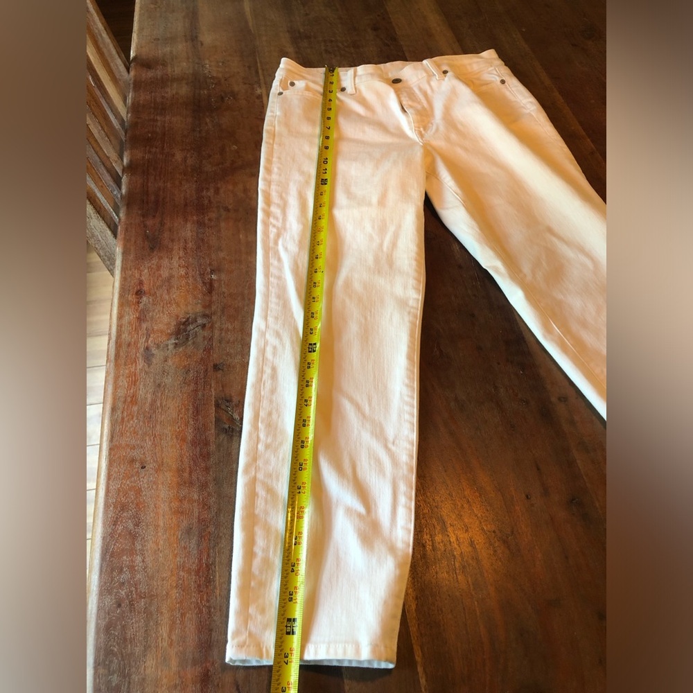 Talbots White Jeans Straight Leg  Classic Denim Design - Picture 9 of 12